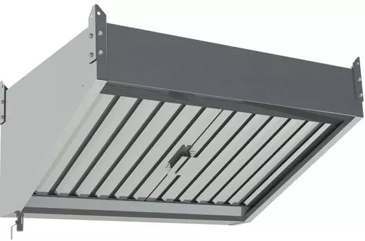 Зонт приточно-вытяжной пристенный Restoinox ЗПВПУП-08/12 с подсветкой