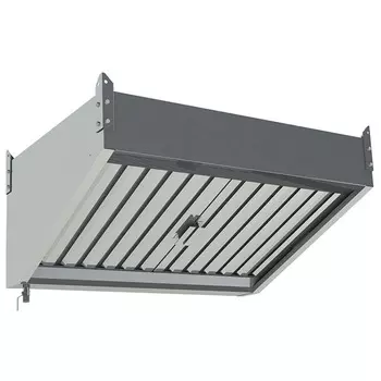 Зонт приточно-вытяжной пристенный Restoinox ЗПВПУП-12/10 с подсветкой