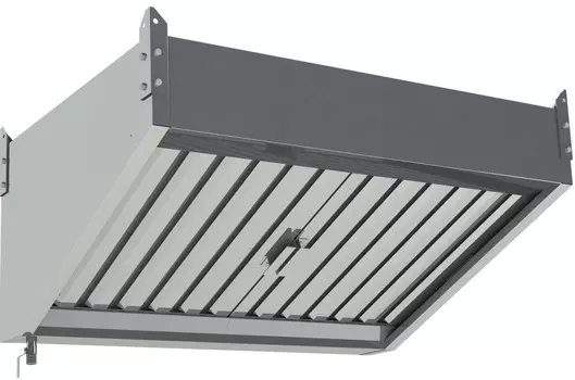 Зонт приточно-вытяжной пристенный Restoinox ЗПВПУП-14/08 с подсветкой