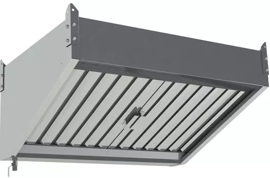 Зонт приточно-вытяжной пристенный Restoinox ЗПВПУП-15/08 с подсветкой