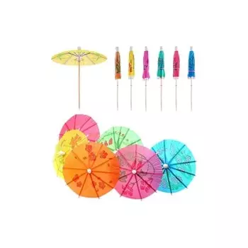 Зонтик 10см (100 шт/уп) Resto (Китай) | 60066к