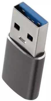Адаптер moonfish USB-A - USB-C, серый