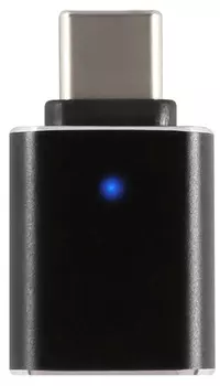 Адаптер moonfish USB-C - USB-A 3.0 LED, черный