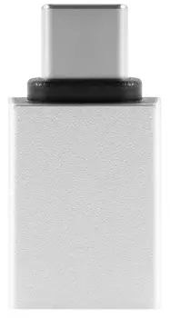 Адаптер moonfish USB-C - USB-A 3.0, серебристый