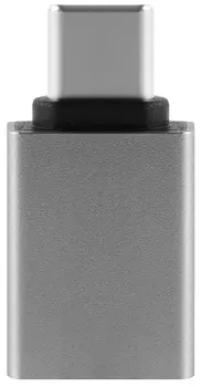 Адаптер moonfish USB-C - USB-A 3.0, серый космос