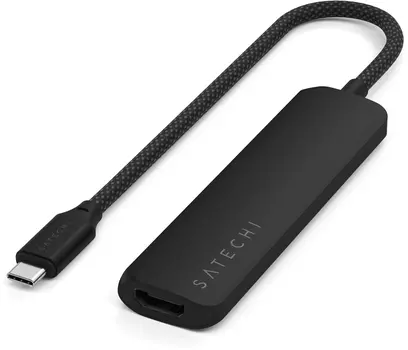 Адаптер Satechi USB-C 4 in 1, черный