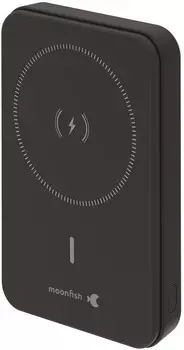 Аккумулятор moonfish MagSafe, 10000 mAh, черный