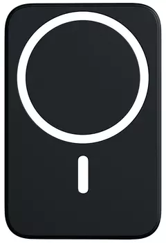 Аккумулятор moonfish MagSafe, 5000 мАч, soft-touch, черный