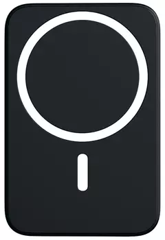 Аккумулятор moonfish MagSafe, 5000 мАч, soft-touch, черный