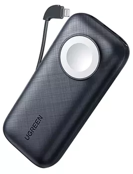 Аккумулятор UGREEN PB111, 2 in 1, 10000mAh, черный