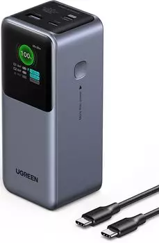 Аккумулятор UGREEN PB721, PD, 20000 mAh, серый
