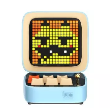 Акустика портативная Divoom Ditoo + микрофон, синий