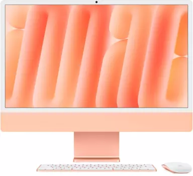 Apple iMac 24" Retina 4,5K (M4 10C CPU, 10C GPU, 2024), 32 ГБ, 2 ТБ SSD, оранжевый