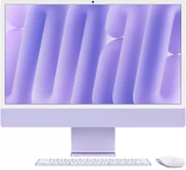 Apple iMac 24" Retina 4,5K (M4 10C CPU, 10C GPU, 2024), 32 ГБ, 1 ТБ SSD, нанотекстурное покрытие, фиолетовый
