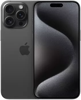 Apple iPhone 15 Pro Max SIM 256 ГБ, «титановый чёрный»
