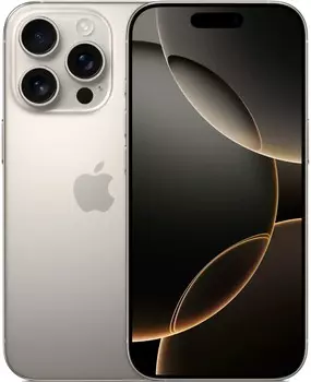 Apple iPhone 16 Pro 128GB, Natural Titanium