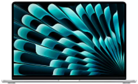 Apple MacBook Air 15" (M3, 8C CPU/10C GPU, 2024), 16 ГБ, 1 ТБ SSD, 70W, серебристый
