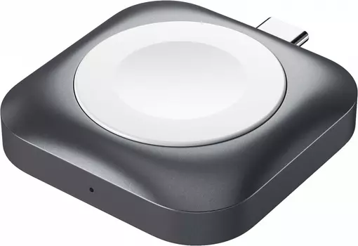Беспроводное зарядное устройство Satechi Magnetic Charging Dock для Apple Watch, USB-C, серый