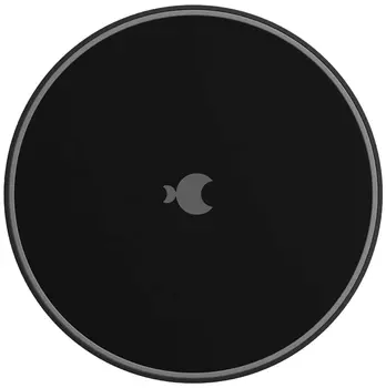 Беспроводное зарядное устройство moonfish, 15 Вт, soft-touch, черный