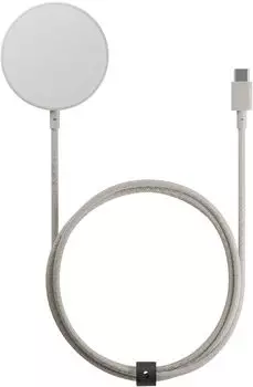 Беспроводное зарядное устройство Native Union Snap Magnetic, Qi2, песочный