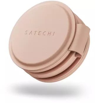 Беспроводное зарядное устройство Satechi OntheGo 3 в 1, нежно-розовый