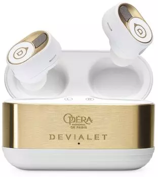 Беспроводные наушники Devialet Gemini II Opera de Paris, белый/золото