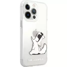 Чехол Karl Lagerfeld & Choupette Fun для iPhone 13 Pro, пластик, прозрачный