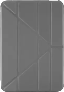 Чехол Pipetto Origami для iPad Mini 6, пластик, серый