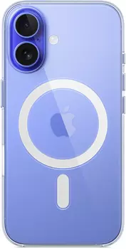 Чехол Apple для iPhone 16 Plus with MagSafe, прозрачный