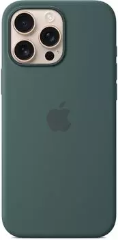 Чехол Apple для iPhone 16 Pro Max Silicone with MagSafe, зеленый