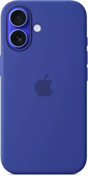 Чехол Apple для iPhone 16 Silicone with MagSafe, ультрамарин