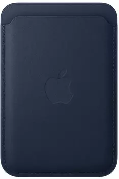 Чехол Apple для iPhone FineWoven Wallet MagSafe, глубокий синий
