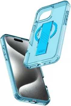 Чехол Avana GRIP IT MagSafe для iPhone 16 Pro, голубой