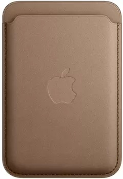Чехол-бумажник Apple FineWoven MagSafe для iPhone, серо-коричневый