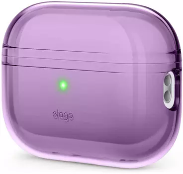 Чехол Elago Clear для AirPods Pro 2, фиолетовый