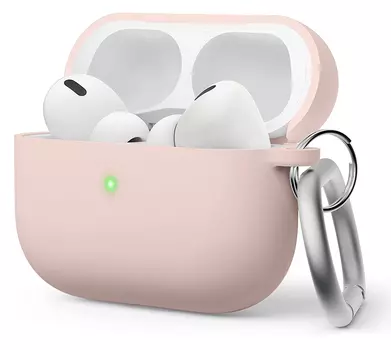 Чехол Elago Liquid Hang для AirPods Pro 2, силикон, розовый