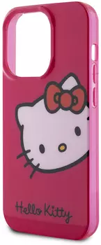 Чехол Hello Kitty Head для iPhone 15 Pro Max, розовый