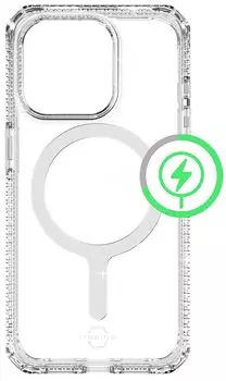 Чехол Itskins HYBRID R SPARK для iPhone 15 Pro Max MagSafe, прозрачный