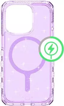 Чехол Itskins SUPREME R SPARK MagSafe для iPhone 15 Pro, сиреневый
