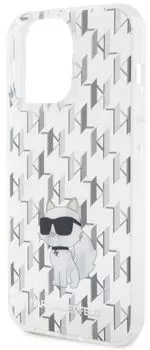 Чехол Karl Lagerfeld NFT Choupette для iPhone 15 Pro Max, прозрачный