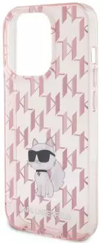 Чехол Karl Lagerfeld NFT Choupette для iPhone 15 Pro Max, розовый