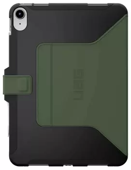 Чехол-книжка UAG Scout для iPad 10.9, черный и оливковый