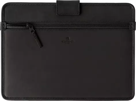 Чехол-конверт 551 для ноутбуков 13", кожа, черный