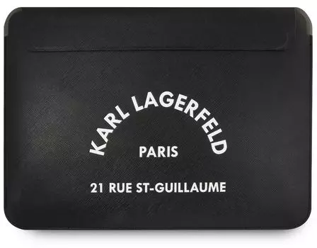 Чехол-конверт Karl Lagerfeld Saffiano Sleeve RSG для ноутбуков 14", черный