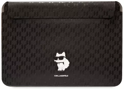 Чехол-конверт Karl Lagerfeld Saffiano Sleeve Choupette для ноутбуков 14", черный