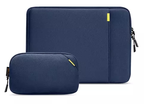 Чехол-конверт Tomtoc Defender 2-in-1 A13 14", темно-синий