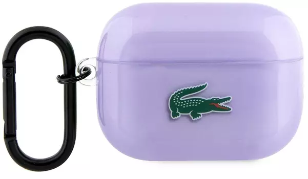 Чехол Lacoste для AirPods Pro 2, фиолетовый