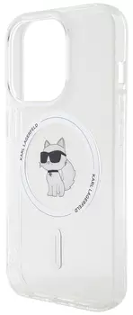 Чехол Karl Lagerfeld NFT Choupette для iPhone 15 Pro MagSafe, розовый