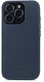 Чехол Marcel Robert Louis для iPhone 16 Pro Max, теленок, матовый, синий