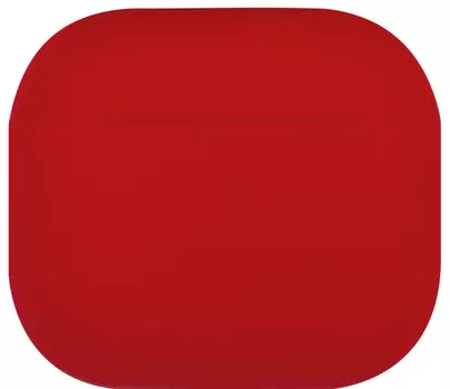 Чехол moonfish для AirPods 3, силикон, красный